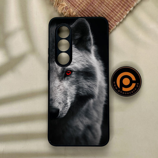 Itel S25 - Wolf Design 10 - Premium Metal Printed Soft Bumper Shock Proof Case
