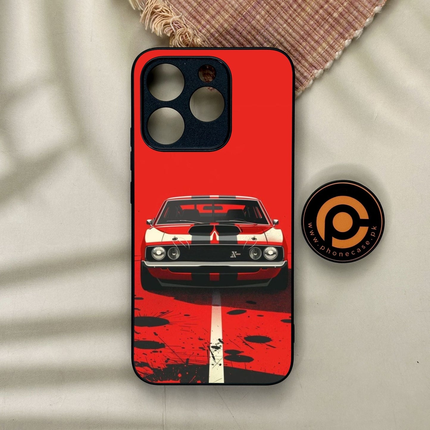 Realme 15T - Classic Racer Vibes - Premium Metal Printed Soft Bumper Shock Proof Case