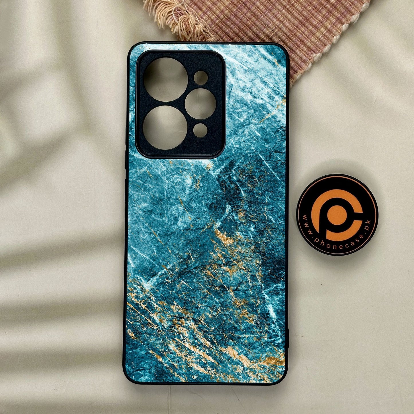 Realme 15 Pro - Blue 2.0 Design 10 - Premium Metal Printed Soft Bumper Shock Proof Case