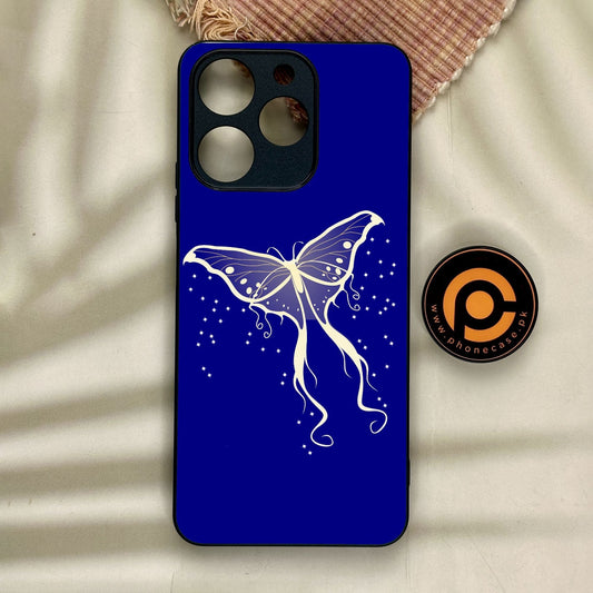 Realme Note 70 - Butterflies Design 1 - Premium Metal Printed Soft Bumper Shock Proof Case