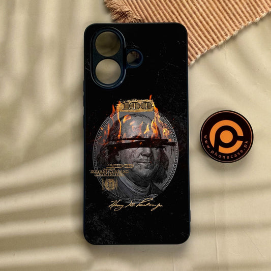 Vivo V60 Lite  - Dollar Design 10 - Premium Metal Printed Soft Bumper Shock Proof Case