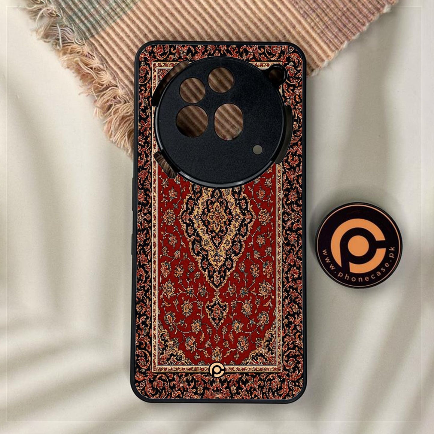 Nothing Phone 3a Pro - Persian Rug Design 1 - Premium Metal Printed Soft Bumper Shock Proof Case