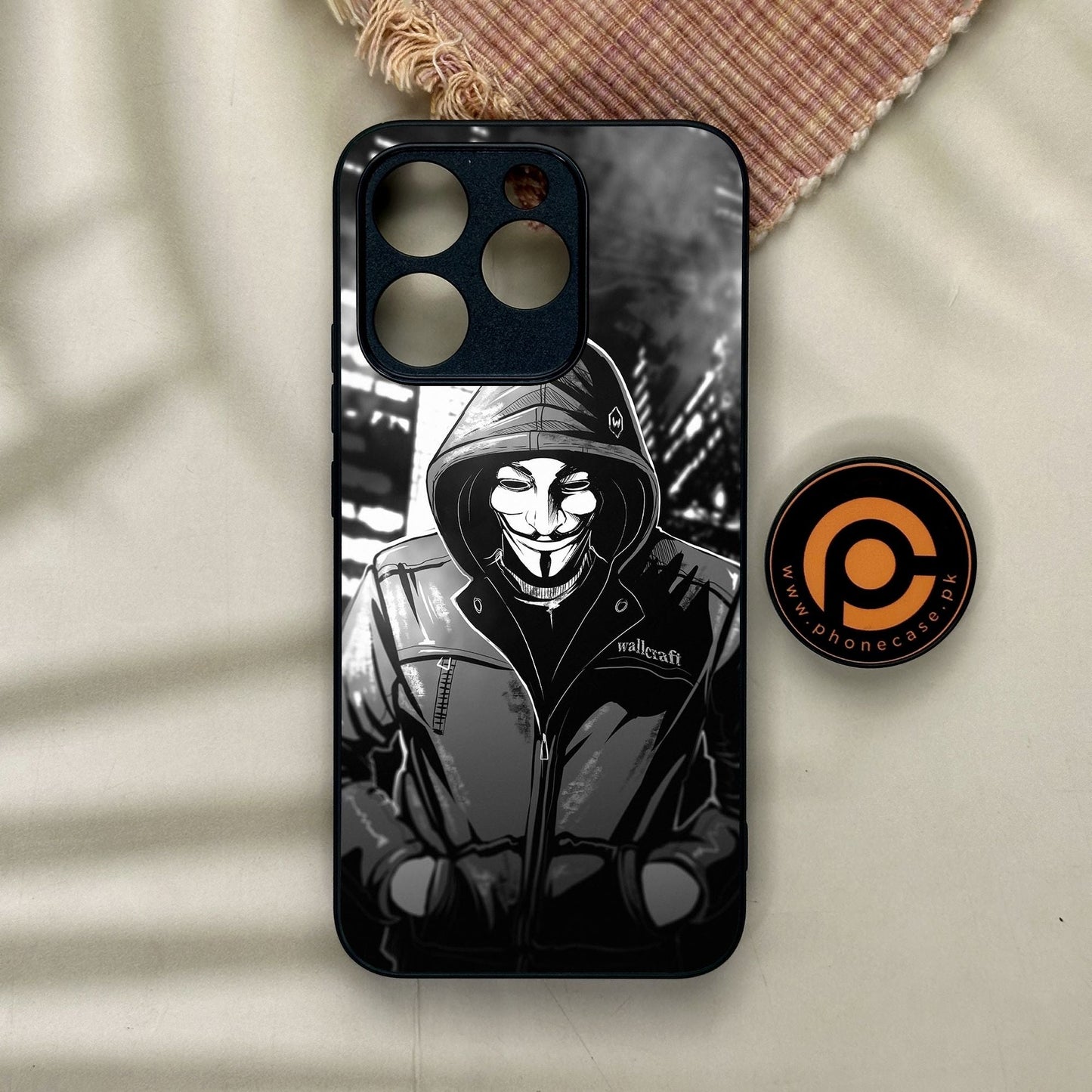 Realme 15T - Anonymous 2.0 Design 1 - Premium Metal Printed Soft Bumper Shock Proof Case