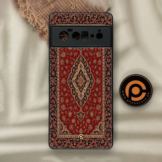 Google Pixel 6 Pro - Persian Rug Design 1 - Premium Metal Printed Soft Bumper Shock Proof Case
