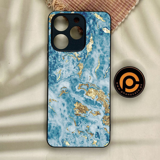 Realme Note 70 - Blue 2.0 Design 7 - Premium Metal Printed Soft Bumper Shock Proof Case