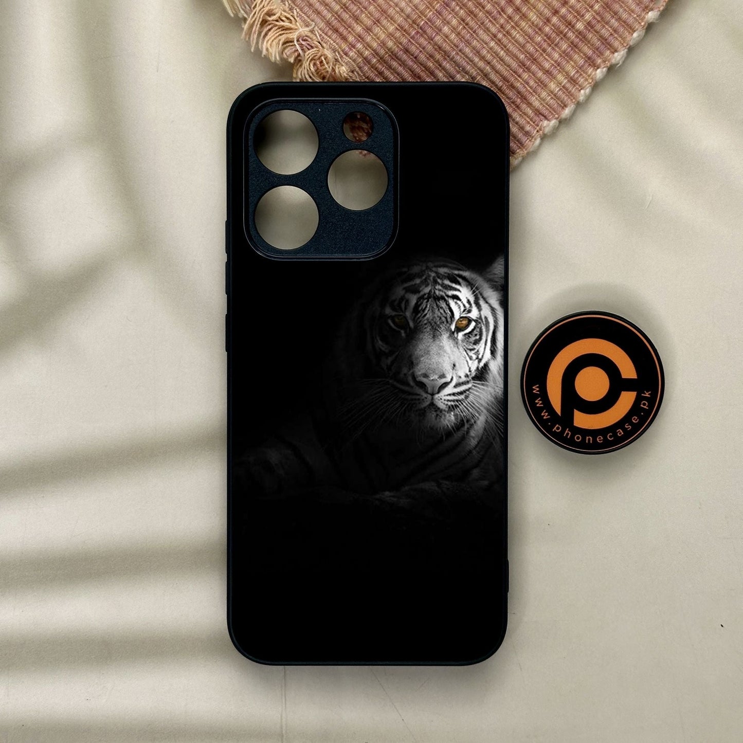 Realme 15T - Tiger Design 10 - Premium Metal Printed Soft Bumper Shock Proof Case