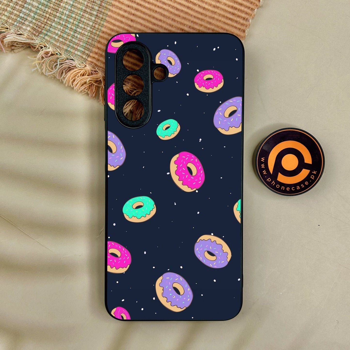 Samsung Galaxy A17 - Colorful Donuts - Premium Metal Printed Soft Bumper Shock Proof Case