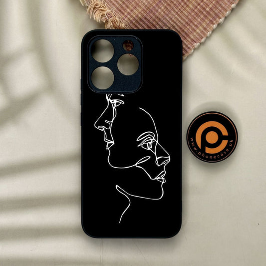 Realme 15T - Girls Design 5 - Premium Metal Printed Soft Bumper Shock Proof Case