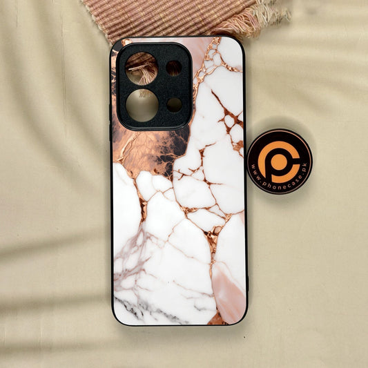 Xiaomi Redmi 15C - Liquid Marble Design 5 - Premium Metal Printed Soft Bumper Shock Proof Case