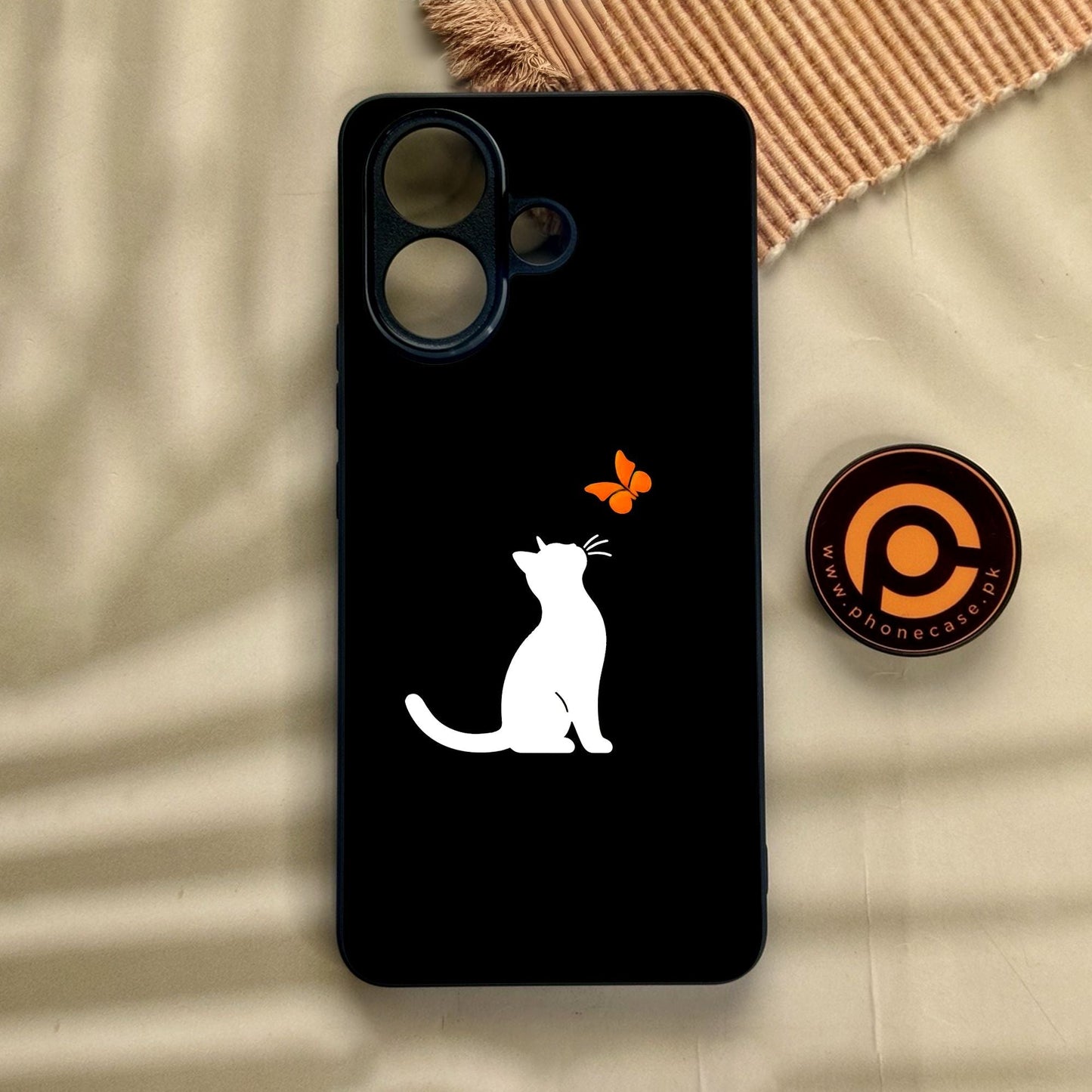 Vivo V60 Lite  - Minimalistic Design 10 - Premium Metal Printed Soft Bumper Shock Proof Case