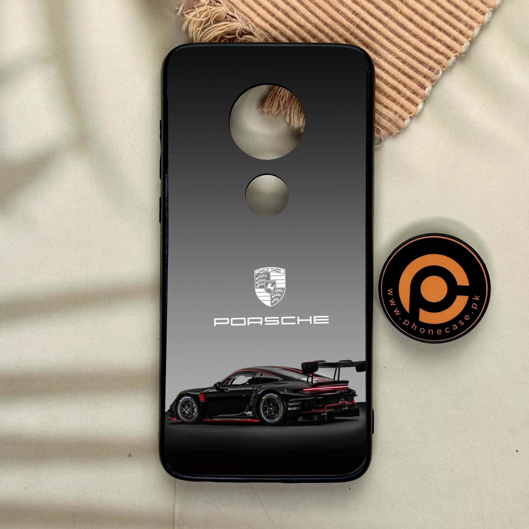 Motorola Moto G7 - Shadow Racer - Premium Metal Printed Soft Bumper Shock Proof Case