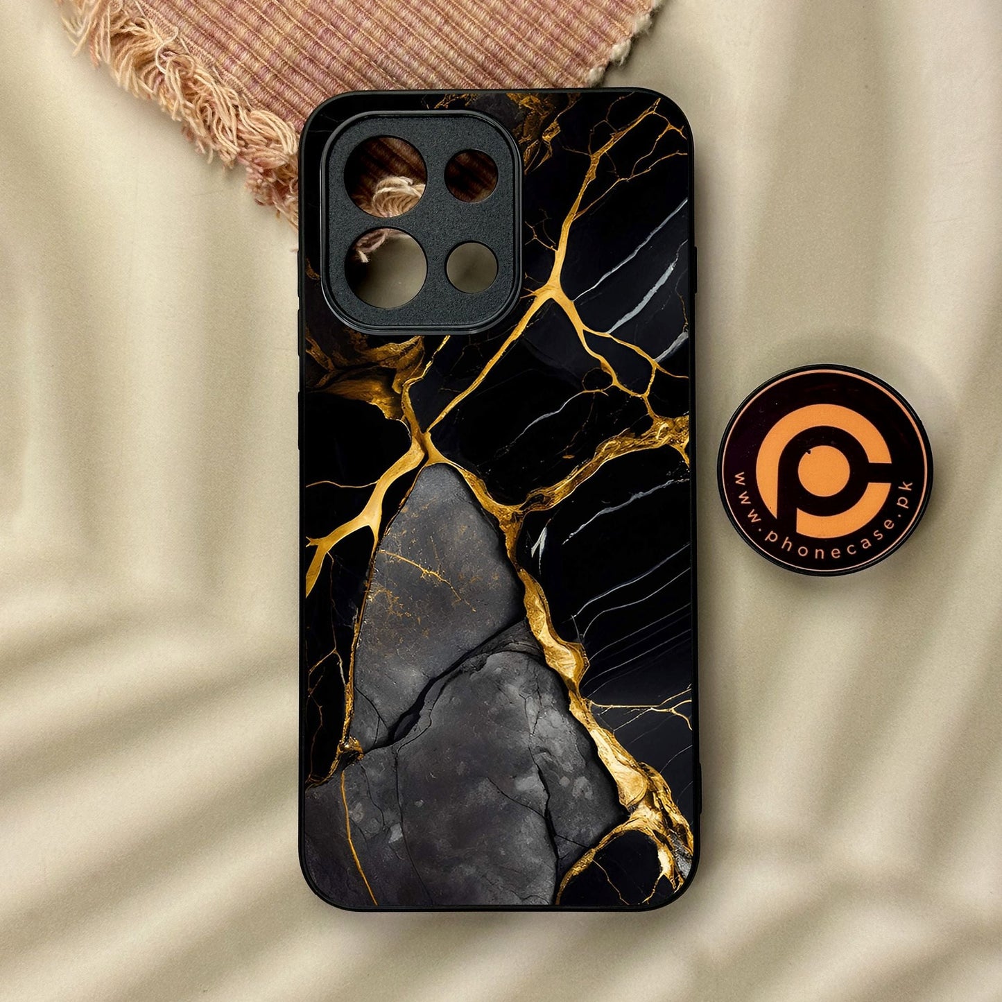 OnePlus 13T - Liquid Marble Design 6 - Premium Metal Printed Soft Bumper Shock Proof Case