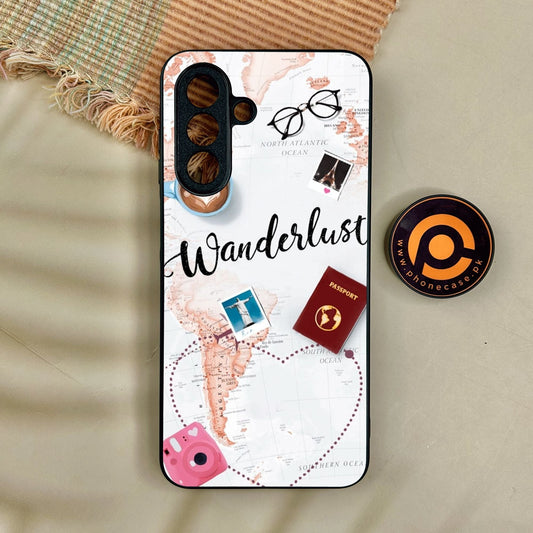 Samsung Galaxy A17 - World Journey - Premium Metal Printed Soft Bumper Shock Proof Case