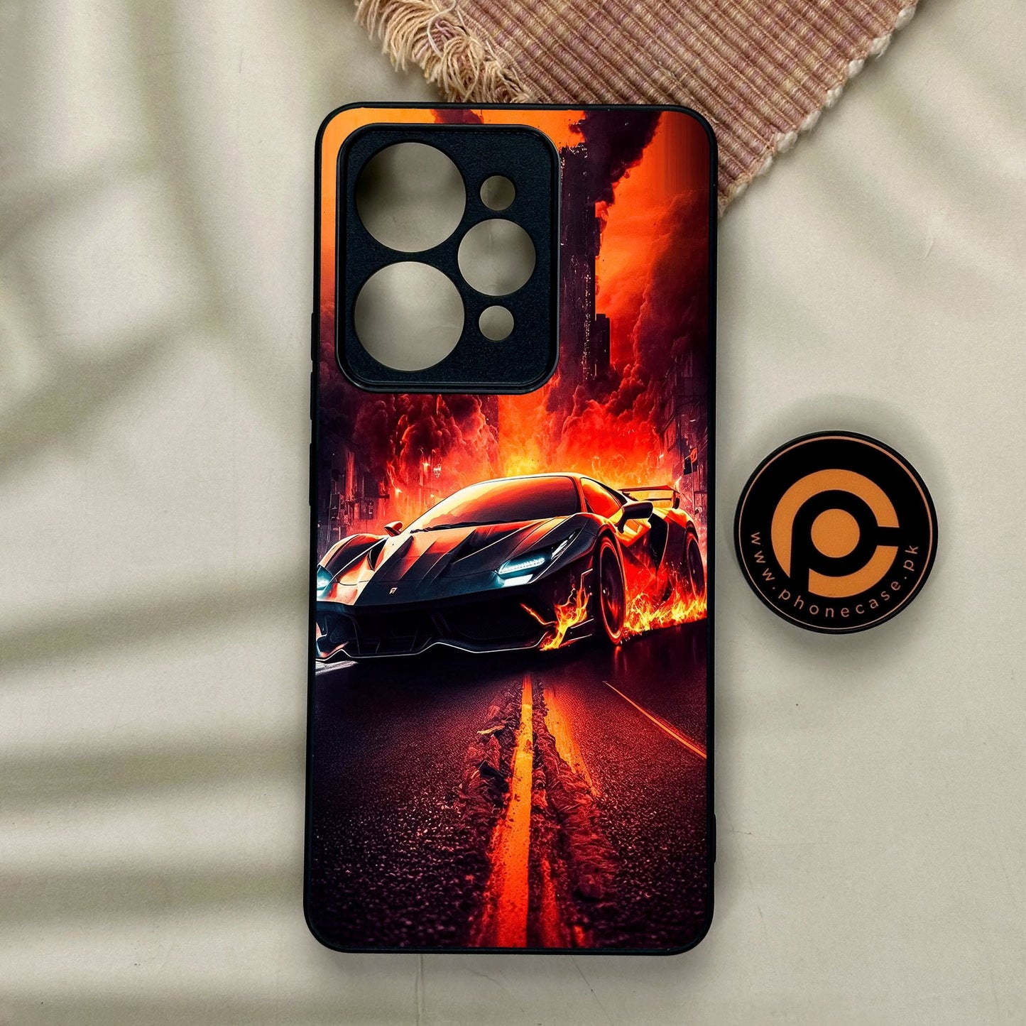 Realme 15 Pro - Racing Design 1 - Premium Metal Printed Soft Bumper Shock Proof Case