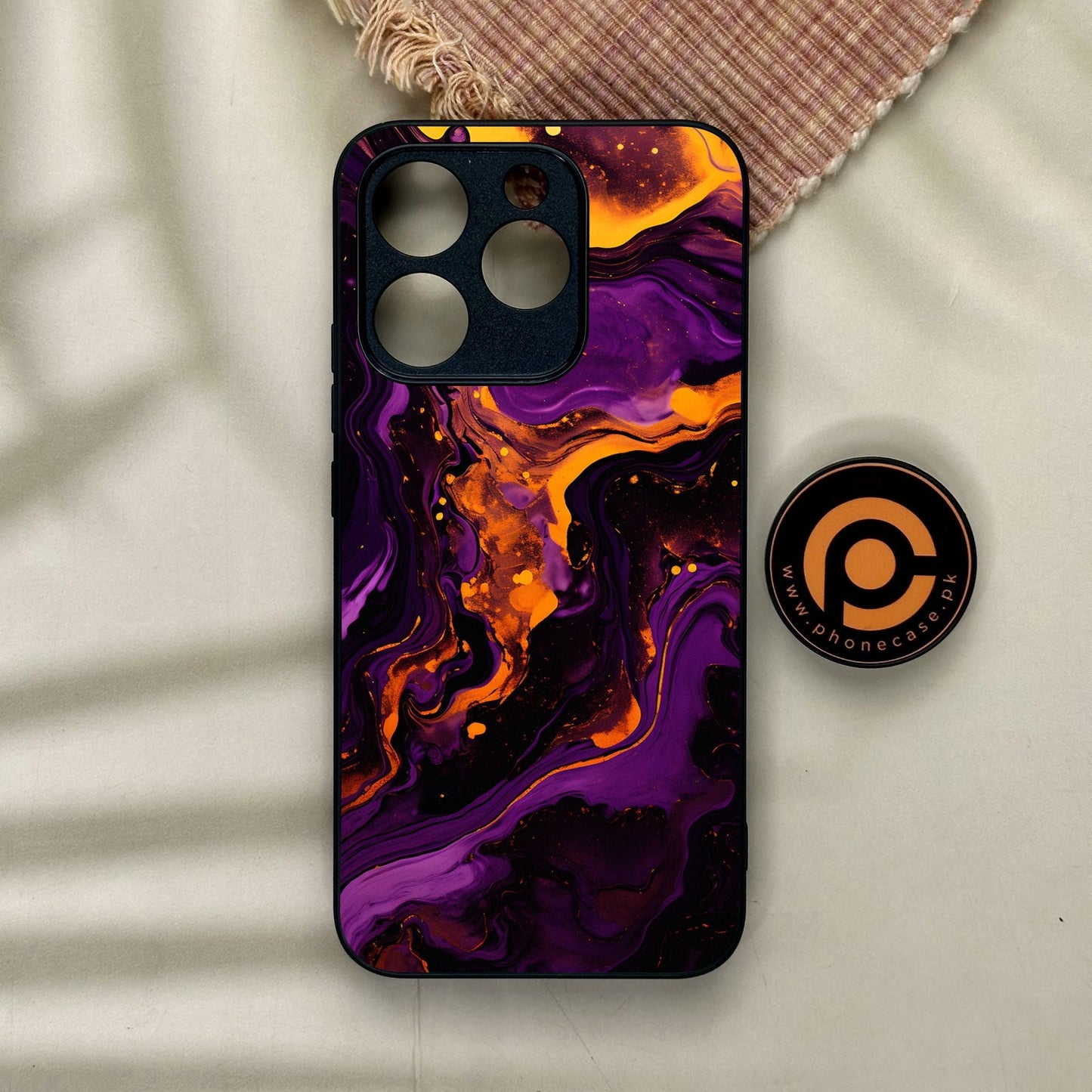 Realme 15T - Liquid Design 7 - Premium Metal Printed Soft Bumper Shock Proof Case