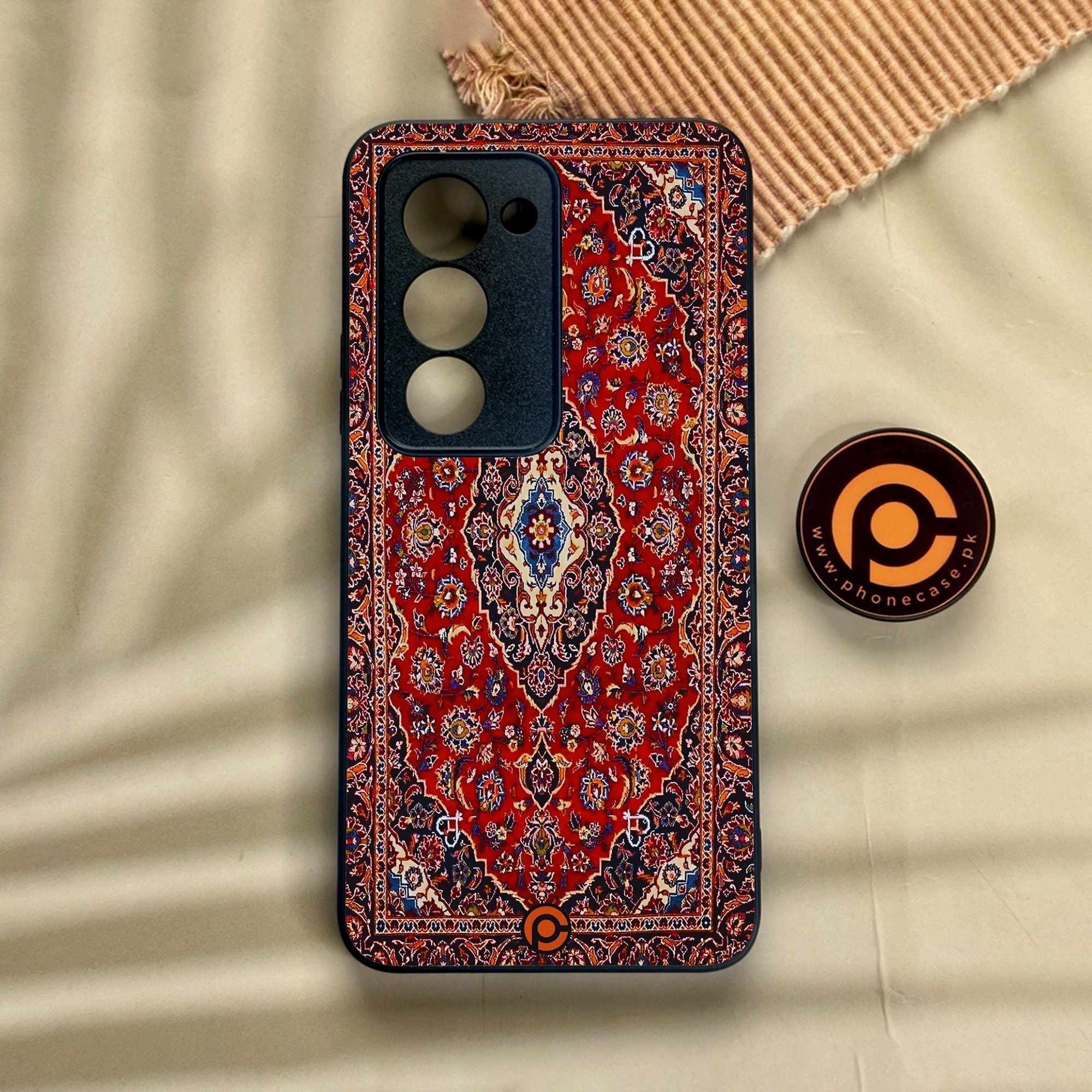 Xiaomi Redmi 15 - Persian Rug Design 2 - Premium Metal Printed Soft Bumper Shock Proof Case