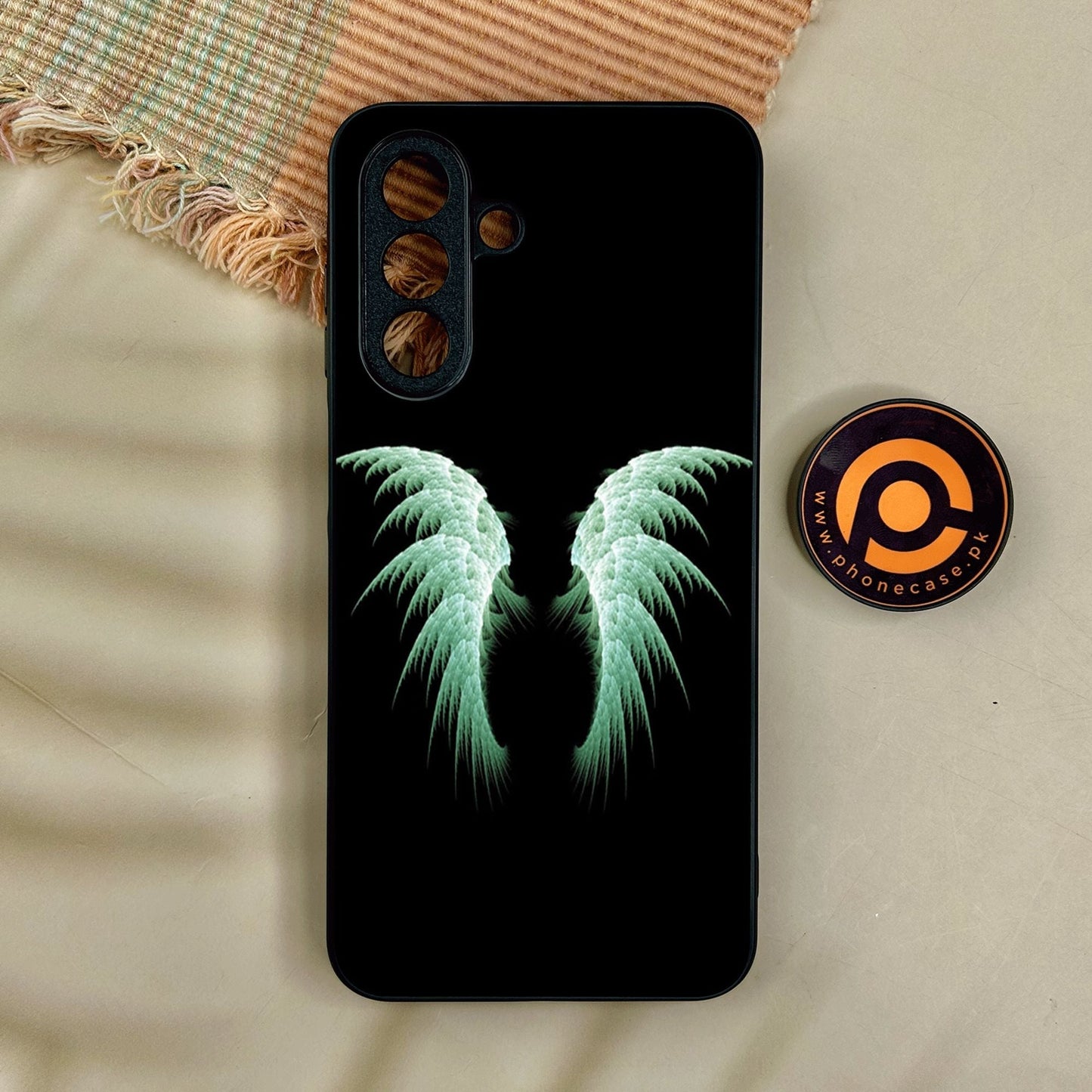 Samsung Galaxy A17 - Angel Wings Design 5 - Premium Metal Printed Soft Bumper Shock Proof Case