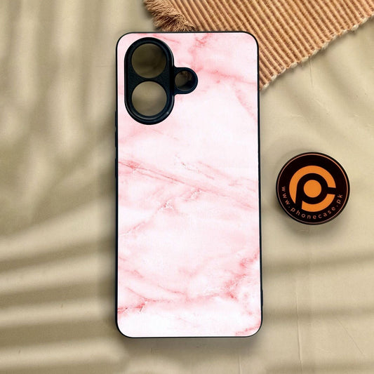 Vivo V60 Lite  - Pink Design 2 - Premium Metal Printed Soft Bumper Shock Proof Case