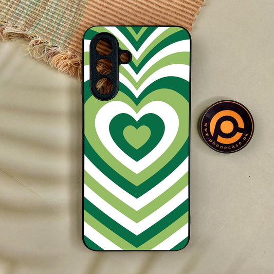 Samsung Galaxy A17 - Heartbeat Design 4 - Premium Metal Printed Soft Bumper Shock Proof Case