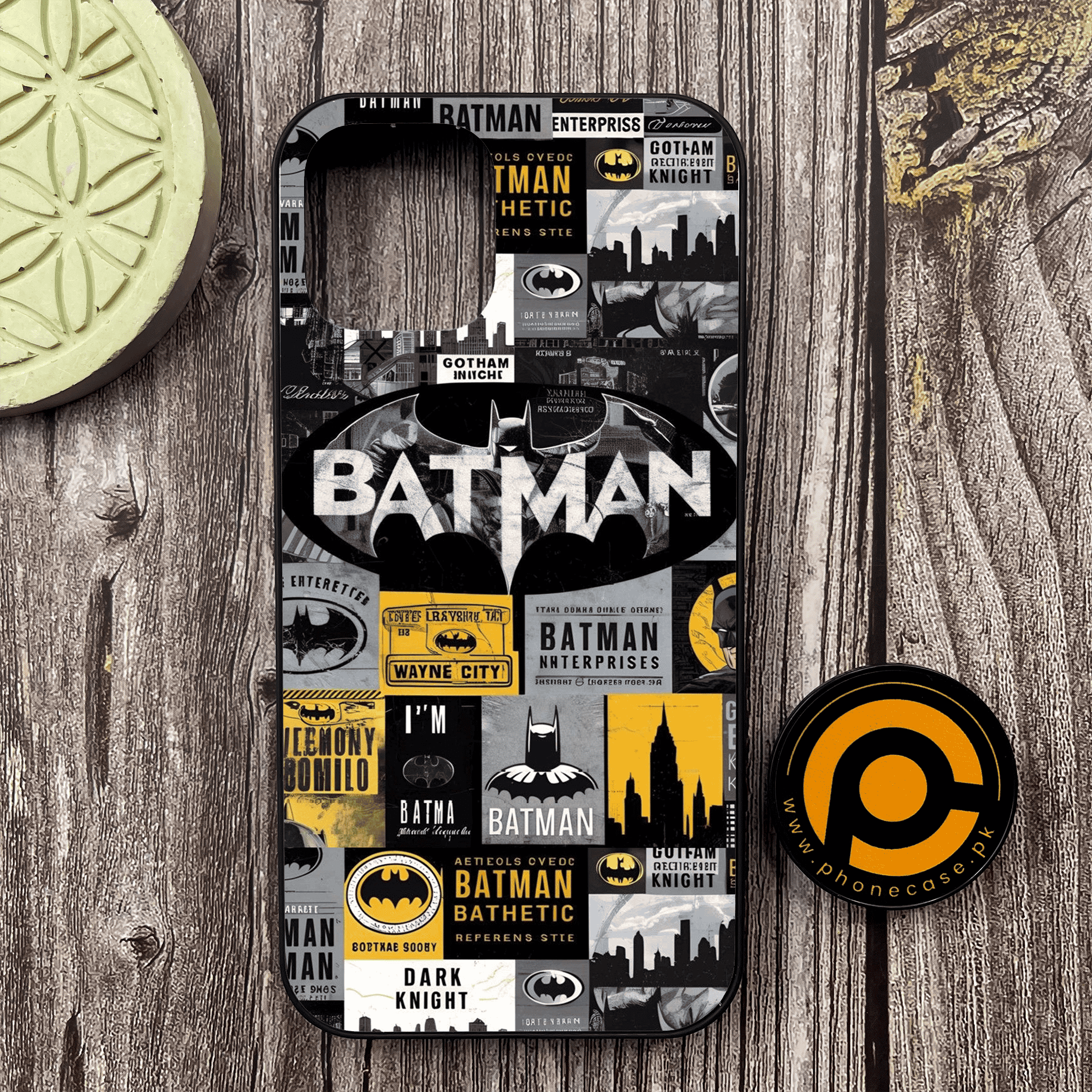 iPhone 12/12 pro - The Gotham Collage - Premium Metal Printed soft Bumper shock Proof Case CS-38109