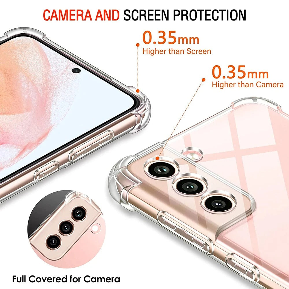 Galaxy S24 Ultra Anti Crash Shock Proof Transparent Case