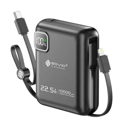 Sovo Robo Wireless Charging 22.5W 10000mAh Power Bank SPB-610