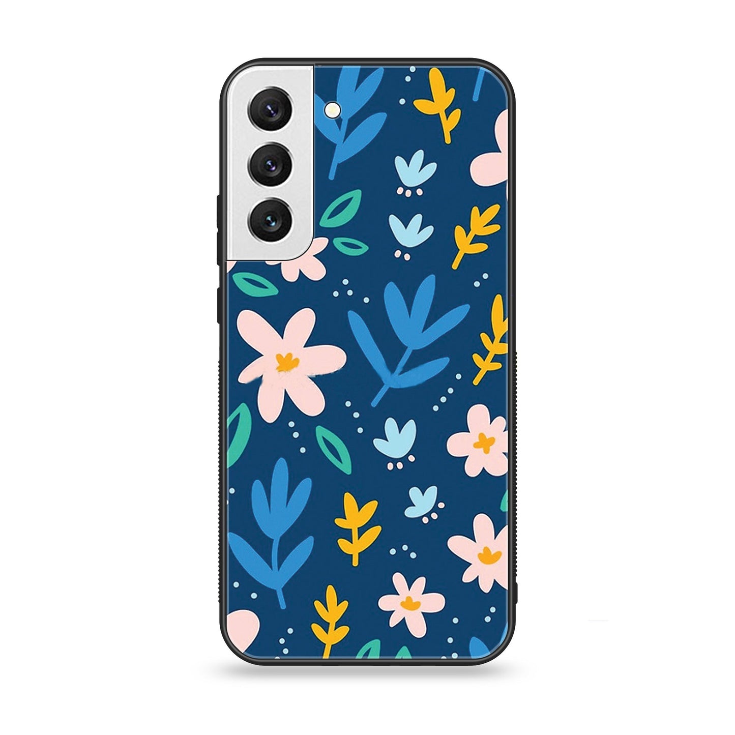 Samsung Galaxy S21 FE - Colorful Flowers - Premium Metal Printed soft Bumper shock Proof Case  CS-37813 CS-38903