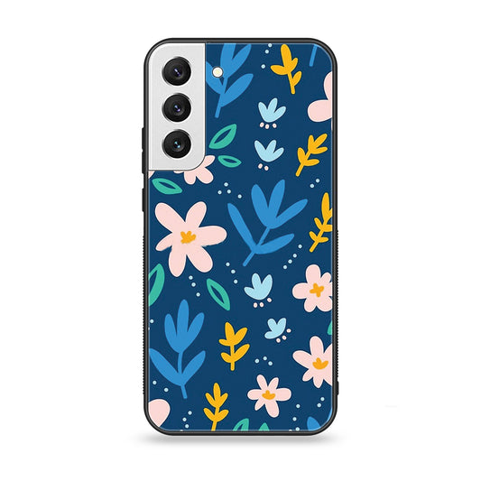 Samsung Galaxy S21 FE - Colorful Flowers - Premium Metal Printed soft Bumper shock Proof Case  CS-37813 CS-38903