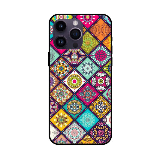iPhone 12 Pro - Mandala Art Design - Premium Metal Printed soft Bumper shock Proof Case  CS-37884